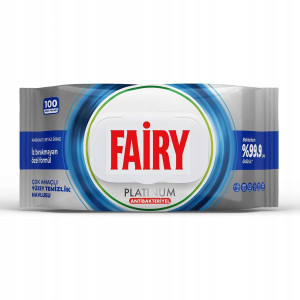 Uniwersalne Chusteczki Nawilżane do Powierzchni Fairy Platinum 100 szt.