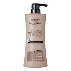 Odbudowujący szampon do włosów Biopoint Riparazione & Bellezza z Kerplex (400 ml)