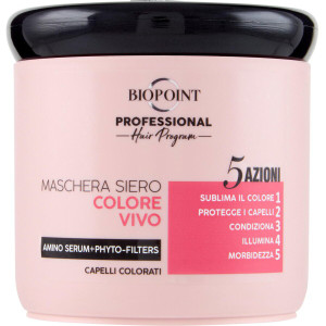 Maska-Serum do włosów farbowanych Biopoint Colore Vivo – 5 Działań