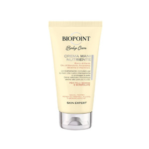 Odżywczy krem do rąk Biopoint Body Care – Masło Shea i Olej Migdałowy (75 ml)