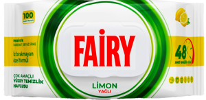 Fairy Lemon chusteczki czyszczące 100 szt. zapach cytrynowy