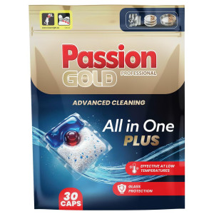 Passion Gold All in One Plus kapsułki do zmywarki 30 sztuk