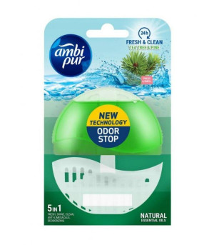 Ambi Pur 5in1 Tea Tree Pine zawieszka do WC 55ml Odor Stop