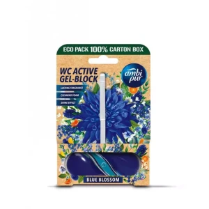 Ambi Pur WC Active Gel Block Blue Blossom zawieszka do WC 45 g