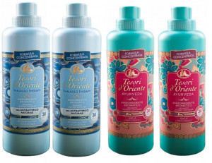 Tesori d’Oriente płyn do płukania tkanin zestaw 4 x 760 ml