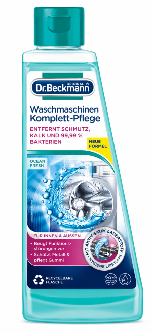 Dr. Beckmann Wasch-Masch Komplet-Pflege 250 ml – niemiecki koncentrat do kompleksowej pielęgnacji pralki