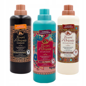 Tesori d Oriente płyn do płukania tkanin zestaw 3x760ml 114 prań
