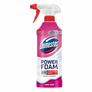 Domestos Power Foam Floral Fresh pianka czyszcząca do toalety i łazienki 435 ml