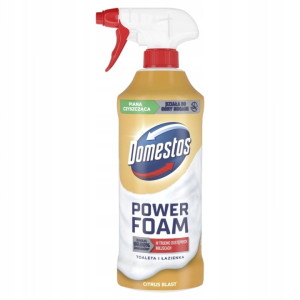 Domestos Power Foam Citrus Blast pianka czyszcząca do toalety i łazienki 435 ml