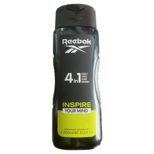 Reebok Inspire Your Mind żel pod prysznic męski 4w1 400 ml Body Face Hair Beard