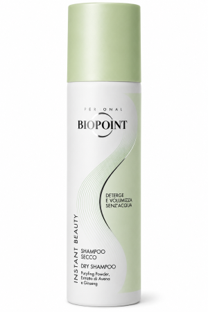 Suchy szampon do włosów Biopoint Instant Beauty – Oczyszczenie i Objętość