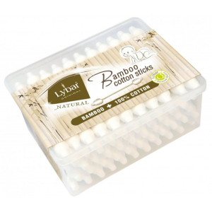 Lybar patyczki higieniczne bambusowe z bawełną Bamboo Cotton Sticks