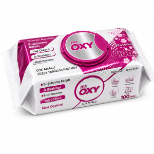 Mr. Oxy chusteczki czyszczące uniwersalne 100 sztuk Cherry Blossom