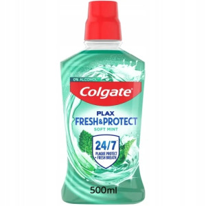 Colgate Plax Fresh & Protect Soft Mint płyn do płukania jamy ustnej 500 ml