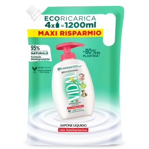 Vidal mydło w płynie antybakteryjne 1200ml zapas