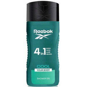 Reebok Cool Your Body żel pod prysznic 4w1 do ciała twarzy włosów i brody 400 ml