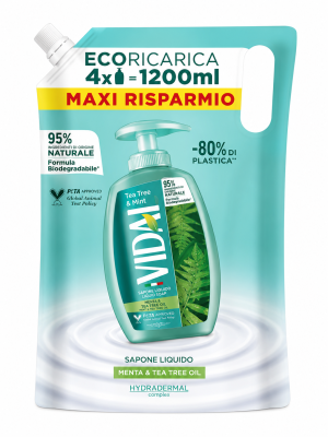 Vidal Muschio Bianco mydło w płynie zapas 1200 ml białe piżmo