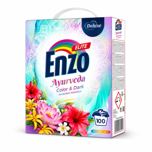 Enzo Elite Ayurveda Color Dark proszek do prania kolorów 100 prań