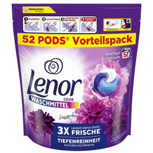 Lenor Color kapsułki do prania Amethyst Blütentraum 52 sztuki