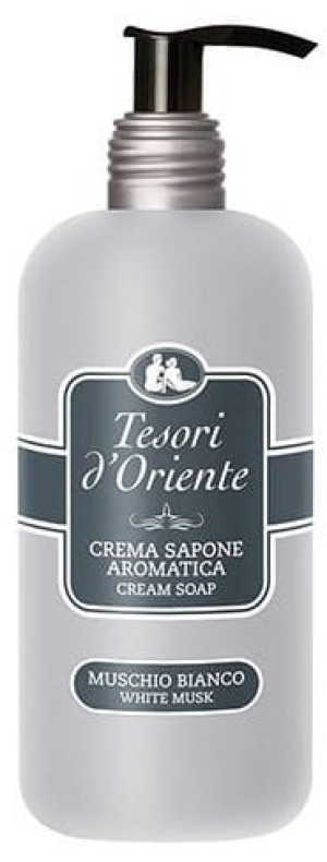 Tesori Muschio Bianco 300ml mydło w płynie, delikatny zapach białego piżma, nawilżające i odświeżające