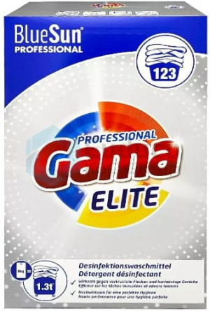 Gama Professional Elite 8 kg – Niemiecki proszek do prania, 123 prania, profesjonalna jakość