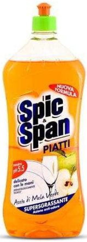 Spic&Span Piatti Aceto di Mela Verde – Płyn do Mycia Naczyń 1L