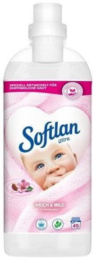 Softlan Weich & Mild 1 L – niemiecki płyn do płukania tkanin – miękkość i delikatność
