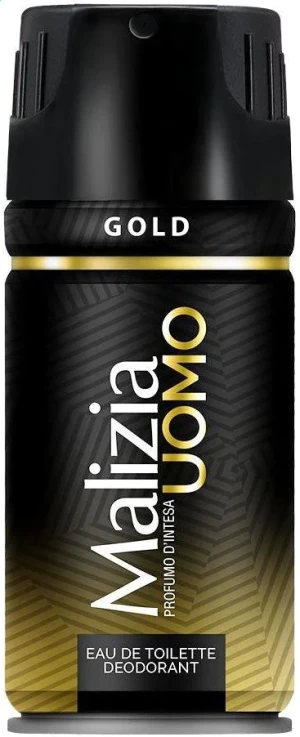Malizia Deo Men Gold 150 ml – dezodorant w sprayu dla mężczyzn o eleganckim zapachu