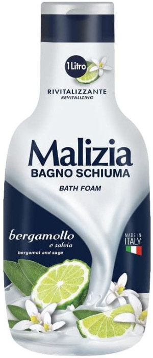 Malizia Bergamot 1L włoski płyn do kąpieli o zapachu bergamotki
