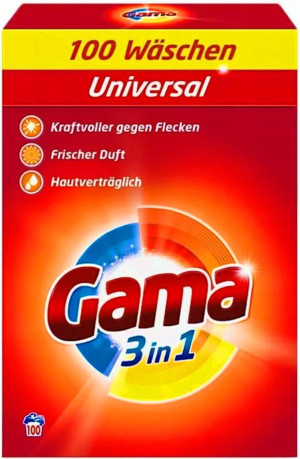 Gama Universal 6 kg – niemiecki uniwersalny proszek do prania, 100 prań, skuteczne usuwanie plam