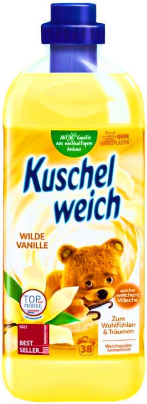 Kuschelweich Wilde Vanille 1 L – niemiecki płyn do płukania o dzikiej wanilii
