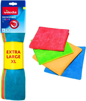 VILEDA Microfibre XL 4pack ścierki z mikrofibry