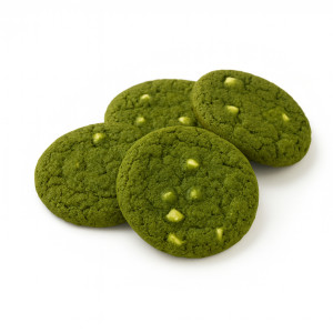 Handgemachte Cookies mit Matcha und weißer Schokolade 8er Box | Emilys Chocolaterie