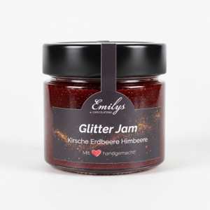 Glitter Jam - Kirsche Erdbeer Himbeere