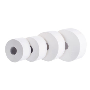 Papier toaletowy JUMBO VELLA biały szer 9cm 100m 2-warst 100% celuloza a'12 rolek