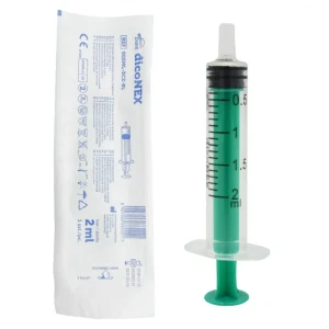 Strzykawka 3-częściowa 2ml Luer 100szt DICONEX Zarys