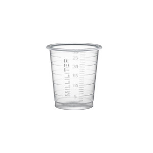 Kieliszek 30ml jedn. z podziałką bezbarwny 90 szt. HPM