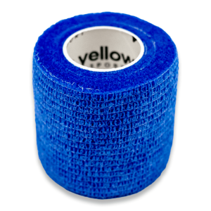 Bandaż kohezyjny samoprzylepny 5cmx4,5m niebieski 1szt YELLOWBAND Zarys