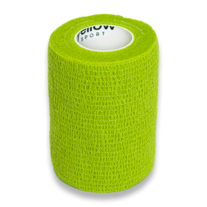 Bandaż kohezyjny samoprzylepny 7,5cmx4,5m zielony 1szt YELLOWBAND Zarys