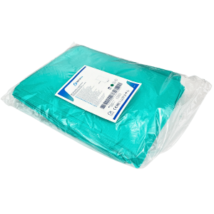 Prześcieradło włókniane 150 x 200cm 45g SMS zielone a'10szt BETAtex Zarys