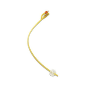 Cewnik Foley CH-14 silikonowany z plastikową zastawką Zarys