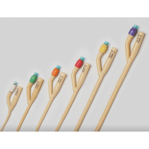 Cewnik Foley CH-18 2-drożny silikonowany z gumową zastawką balon 30ml Zarys