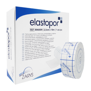 Taśma opatrunkowa włókninowa 2,5cmx10m ELASTOPOR E Zarys