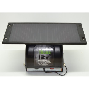 Pastor eléctrico 12V solar con batería y cargador