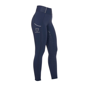 Leggings ajustados para mujer con pedrería, XS, Navy