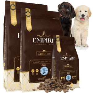 EMPIRE Hipoalergiczna Karma dla Szczeniaków i Juniorów Goldena i labrador Retrievera 24kg + 2kg PROMO PAKIET!