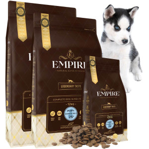 EMPIRE Hipoalergiczna Karma dla Szczeniaka i Juniora Siberian Husky 24kg + 2kg PROMO PAKIET!