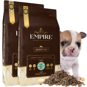 EMPIRE Hipoalergiczna Karma dla Szczeniaków i Juniorów Małych Ras 24kg- PROMO PAKIET
