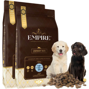 EMPIRE Hipoalergiczna Karma dla Szczeniaków i Juniorów Goldena i Labrador Retrievera 24kg - PROMO PAKIET