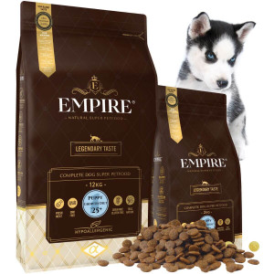 EMPIRE Hipoalergiczna Karma dla Szczeniaków i Juniorów Siberian Husky 12kg + 2kg PROMO